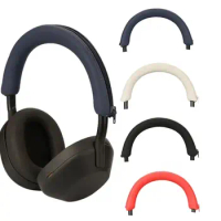 Soft Silicone Cover for Sony WH-1000XM5 Headset Headband Protectors with Zipper Cover Headphone Headband Protector Cover