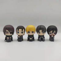 Action Figure Doll Toys Anime Attack On Titan: Final Season Part 2 Eren Levi Hange Armin Mikasa Cartoon Gift Toys For Kids Adult
