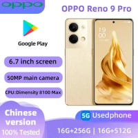 Oppo Reno 9 Pro 5g SmartPhone Android CPU Dimensity 8100 Max 6.7 inches Screen ROM 256GB RAM 16GB 50MP Camera 67W used phone