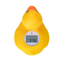 Baby Bath Thermometers Duck Shape Floating Waterproof Bath Temperature Toy Digital Water Temperature Thermometers Fast &amp;