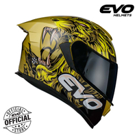 EVO GT-PRO Valiant II Dual Visor Full Face Helmet with Free Clear