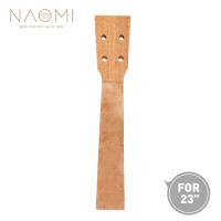 NAOMI Concert Ukulele Neck Mahogany Body Sapele Head Veneer For 23 Inch Ukelele Uke Hawaii Guitar Parts Ukulele Luthier DIY