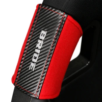 1pcs BRIDE RECARO Racing Full Bucket Seat Side Cover Protect Thigh Pad Cotton Repair Decoration Pads Car Accessories