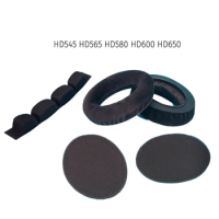 For Sennheiser HD545 HD565 HD580 HD600 HD650 HD 545 565 580 600 Headphones Headset EarPad Replacement Ear Pads Headband Cushions