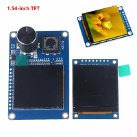 โมดูลจอแสดงผล TFT LCD ขนาด 1.54 นิ้ว พร้อมปุ่มตัวเข้ารหัสโรตารี่ EC11 อินเทอร์เฟซ IIC/I2C SPI ความละ