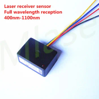 5-12V Input Laser Receiver Sensor Full Wavelength Reception 400nm-1100nm Room Escape Photo Detector/Laser counting