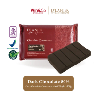 D'Lanier Dark Chocolate Couverture 80% - 1 kg