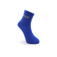 【ELLE】1/2中性短襪-藍(1/2女襪/女襪/短襪/中性襪/學生襪)