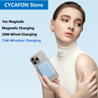 PD20W Power Bank Magnetic 5000mAh Portable 15W Wireless Fast Charging PowerBank for Magsafe for iPhone 15 Pro Max 14 13 12