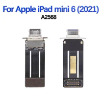 USB Dock Connector Charging Port Cable For Apple iPad Mini 6 Gen mini 2021 A2568 Charger Flex Board Module Replacement Parts