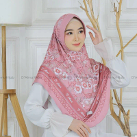 Alesha Hijab - ARSYILA PET PRINTING Motif Jilbab Khimar Printing Sublim By Alma Hijab