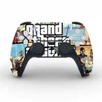 Grand Theft Auto GTA 5 Protective Cover Sticker For PS5 Controller Skin For PS5 Gamepad Decal Skin Sticker Vinyl