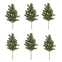 Artificial Plants Christmas Plastic Pine Needles Rattan Hanging New Year's Eve Decorations Home Garden Wedding Room Fake Flowers