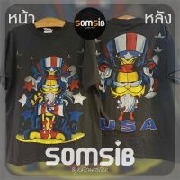 เสื้อ ผ้าฟอก กาฟิว - I Want You for U.S. Army  แนว  สตรีท  กลุ่ม jone  500  แขน  ยาว  ลาย  ทหาร  ของ