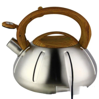Stainless Steel Portable Travel Portable Kettle with Whistle Smart Kettle Thermos Gas Stoves Chaleira Com Apito Kitchen Supplies