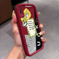 Casing Hp untuk OPPO A31 A8 Case Casing pola Senyum Kasing HP Cesing mata Kesing Silikon Softcase