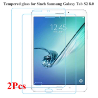 2Pcs/Pack for Samsung Galaxy Tab S2 8.0 Screen Protector Model SM-T713 T715T719 HD Tempered Glass for 8Inch Samsung SM-T710