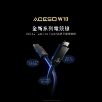 【94號鋪】VIVIFY Aceso W10 Type-C to USB-A 快充傳輸發光線【3色】買一送一