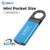 ORICO External Hard Drive 940MB/s External SSD 1TB 128GB 256GB 512GB Mini Portable SSD USB Type- C Solid State Drive for laptop
