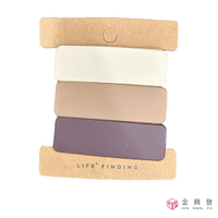 LifeFinding 大地色髮夾3入組 方型款 質感髮飾 質感髮夾【金興發】