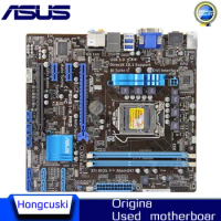 For Asus P8H61-M PRO Desktop Motherboard H61 USB 3.0 HDMI Socket LGA 1155 i3 i5 i7 DDR3 Original Used Mainboard