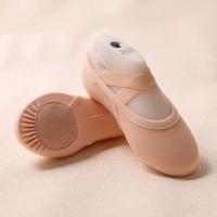 兒童跳舞鞋貓爪鞋軟底彈力布形體舞蹈練功鞋體操鞋女芭蕾舞舞蹈鞋