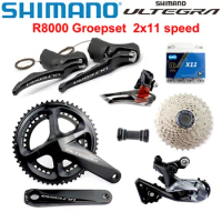 Shimano ULTEGRA R8000 2x11 speed Groepset Road bike Groupset 11v Road Bicycle Derailleurs Shifter LEVER Mechanical Rim Brakes