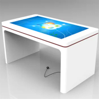 Custom 43 49 55 65 70 inch interactive multi touchscreen coffee table, touch screen GAMES monitor