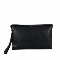 Condotti Leather Clutch Bag 94402 Black Lock