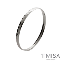 TiMISA《格緻真愛-細版》純鈦手環
