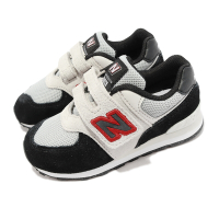 New Balance 童鞋 574 W 寬楦 黑 紅 白 灰 學步鞋 幼童 小童鞋 麂皮 魔鬼氈 NB 紐巴倫 IV574SV1-W