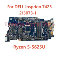 For DELL Insprion 7425 Laptop motherboard 213073-1 with CPU Ryzen 5-5625U 100% Tested Fully Work