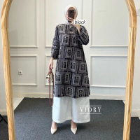 DERRA TUNIK / tunik bordir, outer premium, tunik kondangan, tunik motif