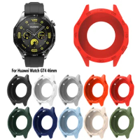 Silicone Case Bumper For Huawei Watch GT4 46mm Protector Frame Protective Case For Huawei Watch GT4 46mm SmartWatch Accessories