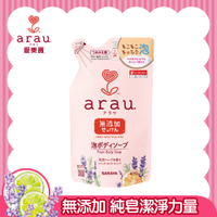 arau baby 溫和沐浴慕絲補充包-450ml【悅兒園婦幼生活館】