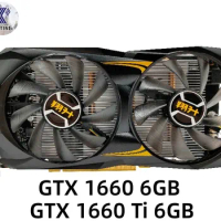 Used ASL GTX 1660 6GB GTX 1660 Ti 6GB Gaming Video Card GTX 1660 6GB Graphics Cards GPU Desktop Computer Game GPU GTX1660 series