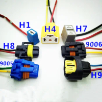 H1/H3/H4/H7/H8/H11/9005 Automobile headlights fog bulb plug high temperature resistance ceramic socket holder H9