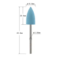 Milling Cutter for Manicure Silicone Nail Drill Bit Rubber Machine Accessories Nail Bits Buffer Polisher Grinder