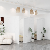 熱銷 免運 美容院美甲店房間簡易隔間養生館屏風小房間隔斷神器定制分隔鐵藝 快速發貨