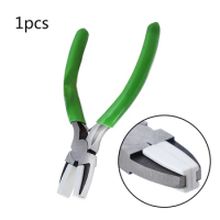 Hot！Nylon Jaw Pliers Carbon Steel Craft Plat Nose Pliers DIY Tools For Beading, Looping, Shaping Wire Jewelry Making