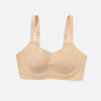 Young Hearts Bra No Biggie Plus Size Full Cup Y23-20326V - Bra Seamless Minimizer Kawat Lembut L Bei