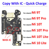 New USB Charge Port Jack Dock Connector Charging Board Flex Cable For Xiaomi Mi 9T 10T 11T Pro 10 Lite 5G Mi 8 9 12 Se 11 Pro