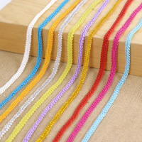 10Meter 8mm Multicolor Centipede Woven Sewing Lace Decorative Ribbon DIY Craft Home Party Decor Fabric Curve Wedding Accessories