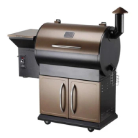 Temperature Control Large Cooking Area Smokers Portable Electric BBQ Pellet Grill Ovens