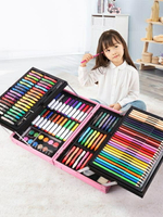 水彩筆可水洗套盒兒童水彩畫筆套裝專業彩筆顏色筆彩色筆美術繪畫套裝畫畫筆 雙十一購物節