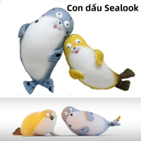 Sản phẩm bán chạy xuyên biên giới: Thú nhồi bông hải cẩu Sealook, gối hình hải cẩu chân thực, đồ chơ
