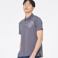 【BLUE WAY】男裝 和藝術彩色側鬼 POLO衫 短袖 上衣-鬼洗