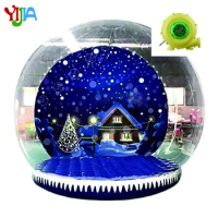 Giant Snowball Party Snow Globe Dome Bubble Tent Outdoor Christmas Snow Globe For Event