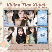 การ์ด Lomo นักแสดงละครดังจีน Zhang Ruonan, Zoey Meng, Ziyi, Vivian Tian, Xiwei, โปสการ์ด, ภารกิจแรก,