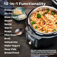 美國代購Instant Pot Duo Crisp Ultimate Lid 13合1壓力鍋110v